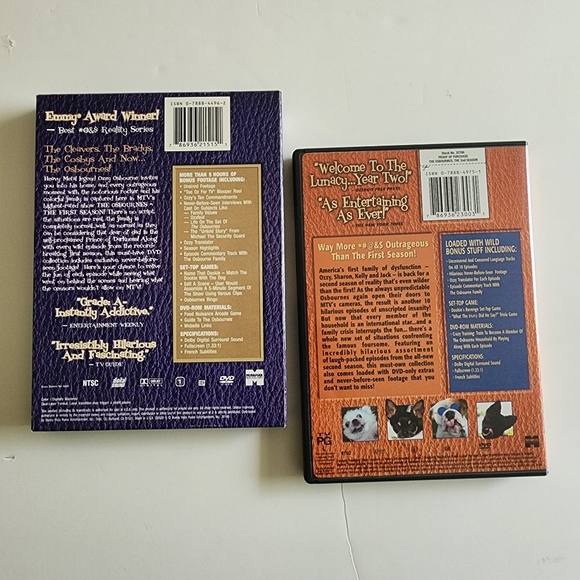 The Osbournes: The First and Second Seasons DVD Sets Ozzy Osbourne - Picture 2 of 7